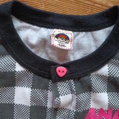 子供 赤ちゃん ベビー ANAP チェック柄 シャツ 100センチの画像
