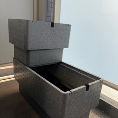 メダカ 繁殖ケース（MとL）、麦飯石の砂利の画像