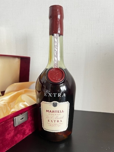 J＆F MARTELL EXTRA　マーテル エクストラ グリーンボトル 700ml　鍵・冊子・箱付き