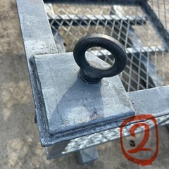 【配送可】鉄かご パレティーナ 鉄パレ 資材箱 吊り フォークの画像
