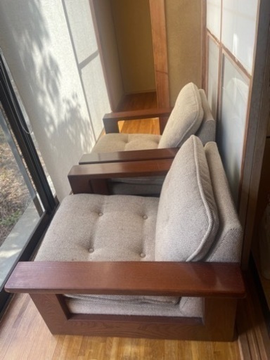 飛騨家具　1人掛けソファ　　2脚