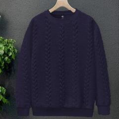新品🉐XL（ＪＰ-3XL）ケーブル編みのデザインが特徴のメンズカ...