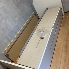 【引き渡し決定】美品　白いベッド