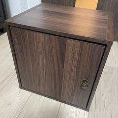 扉付きカラーボックスの画像