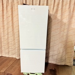 【01】【美品】アイリスオーヤマ　冷蔵庫　AF156-WE 156L 2018年