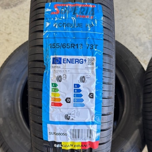 【決まりました】サマータイヤ 155/65R13 新品タイヤ　ヨーロッパで開発されたSUPERIAタイヤ