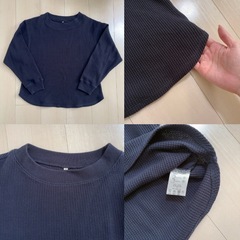 パーカーワンピ＆カットソー　2点セットの画像