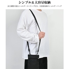 新品未使用品です❣️サコッシュ 小さくても大容量なバック 軽い ...