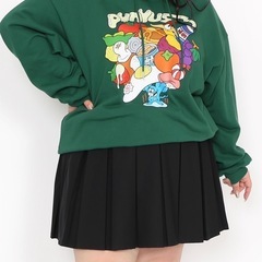 プニュズ　PUNYUS 黒のプリーツスカート