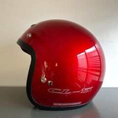 HJC CL-1 ヘルメット Lサイズ - ほとんど使用されていない、チェリーレッド / HJC CL-1 helmet size L - rarely used, cherry redの画像