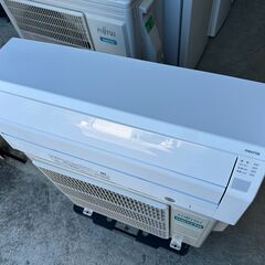 【動作保証あり】FUJITSU nocria 2022年 2.2kw 6畳用 冷暖房ルームエアコン AS-C222M-W【管理KR540】の画像