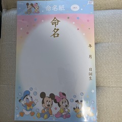 命名書　ディズニー