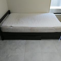 セミダブルベッド+掛け布団+枕