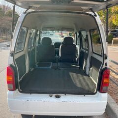 車検7年4月まで マツダ スクラムバン 白色 4AT 平成12年初年度登録　軽箱　エブリバンOEMの画像