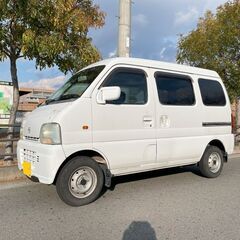 車検7年4月まで マツダ スクラムバン 白色 4AT 平成12年初年度登録　軽箱　エブリバンOEMの画像