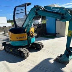 クボタRX-141 ユンボ　ミニユンボ　バックホー　油圧ショベル　植木　田んぼ　設備屋　DIYの画像