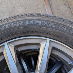 中古タイヤ 225/65R17 スタッドレス+アルミセット ヴァンガード　CR-V　エクストレイルなどの画像