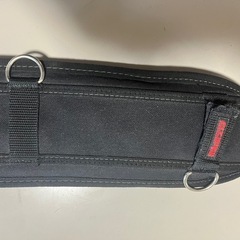 値下げ 
イーバリュー(E-Value) フィットサポートベルト 低反発ウレタンで腰の負担を軽減 EFS-BK 長さ800mm ブラック D環付きの画像