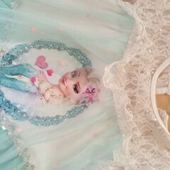 韓国で購入⭐エルサワンピースの画像