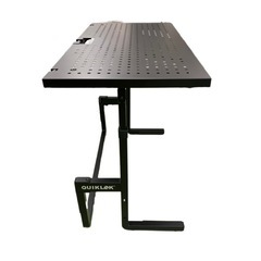 【SOLDOUT】中古品【QUIKLOK DJスタンド DJ233 ブラック】折りたたみ式 DJテーブル スタンディングデスク DJスタンド DJ機器の画像