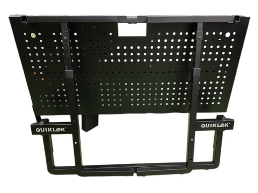 中古品【QUIKLOK DJスタンド DJ233 ブラック】折りたたみ式 DJテーブル