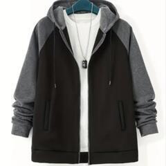 20%🉐新品🉐ＪＰ-XXLメンズカジュアルフード付きジップアップ...