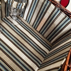 インテリアに　カナダで購入　ピクニックバスケットの画像