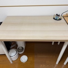 イケア　昇降式　テーブル オーク調, 100x60 cm　　