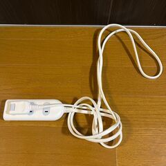 電源タップ 3本セット 1m（3口）／1m（3口）／2m（4口）の画像