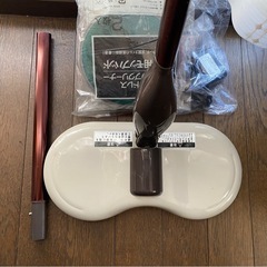 中古☆電動くるくる回転ツインモップ  床掃除 水拭き 床磨き 充...
