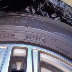 【値下げ】夏用タイヤ・ホイールセット　４本　165/65R14　ル・マン V　タンク、ルーミー、ソリオ（ma15s）等の画像