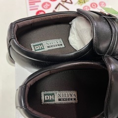 (B) メンズ DH XILIYA (シリヤ) ビジネスシューズ 26.0cm EEEE 黒 ローファー シークレットシューズ(5cm程度) 未使用保管品 ①の画像
