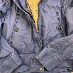 値下げ　《美品》coen Ｌサイズ　コーエン　レディース　青　コート　裏起毛の画像