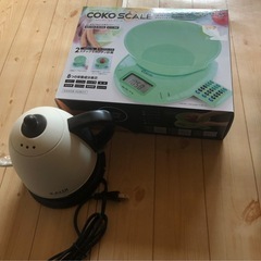 電気ポット、計量器セット
