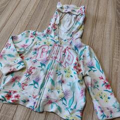 gap 花柄くま耳パーカー　90