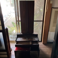 昭和レトロな化粧台の画像