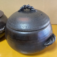 萬古焼 ご飯土鍋　　の画像
