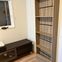 本棚 薄型 スリム 大容量 幅 60cm 高さ180cm 奥行22.5cm ハイタイプの画像