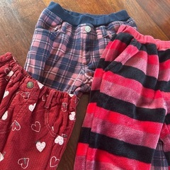 120㎝ モコモコ長ズボンの画像