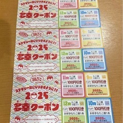 【値下げ】未使用 2025年 銀だこ 多幸クーポン 福袋 毎月使...