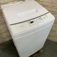 【美品】大阪送料無料★3か月保障付き★洗濯機★アイリスオーヤマ★7kg★2023年★IAW-T705E★S-24