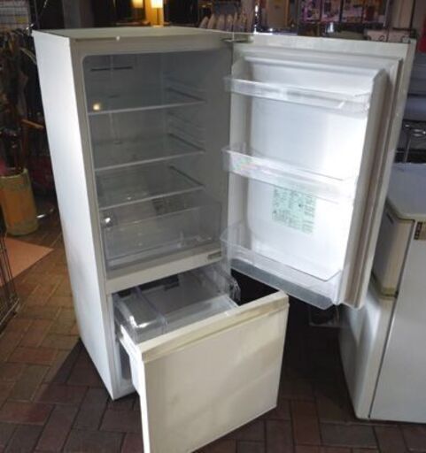 AQUA 184L 2ドア冷蔵庫 AQR-18F(W) 白 2017年製 アクア 冷蔵庫 100L