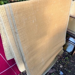 使用済みゴザ大量
