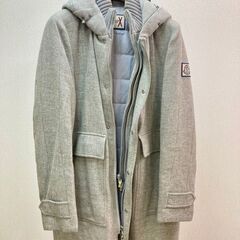 モンクレール ガムブルー/メンズ/コート/ダウン/moncler gamme bleu/フード付き/グレー