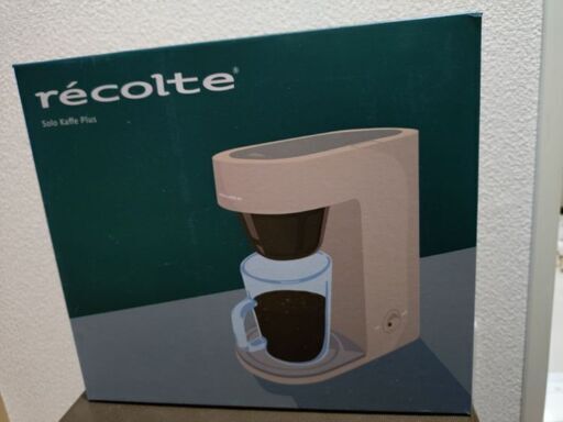 【新品未開封】コーヒーメーカー　レコルト　ソロカフェプラス