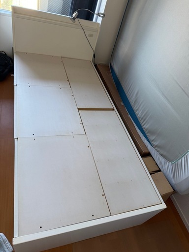 ニトリ シングル ベッドフレーム アザン3 チェスト 収納 格安 d4631