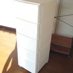 5段 幅34×奥行42×高さ106.5cm | 衣装ケース 引き...