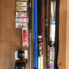 終了　【値下げ】　海釣りセット　一式　真鯛、イカ、イサキ、イナダ...