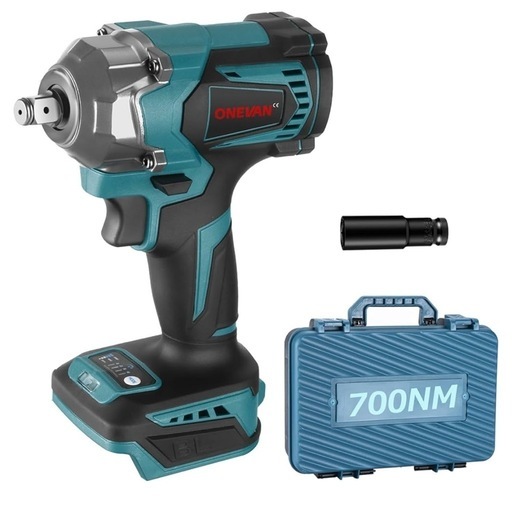 電動インパクトレンチ 18v （バッテリー付属なし）充電式 18vマキタ 互換可 正逆転両用 4速切り替え LEDライト付き 無段変速 タイヤ交換