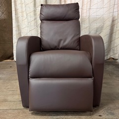 【17】美容関係から入荷！リクライニングチェア ダークブラウン